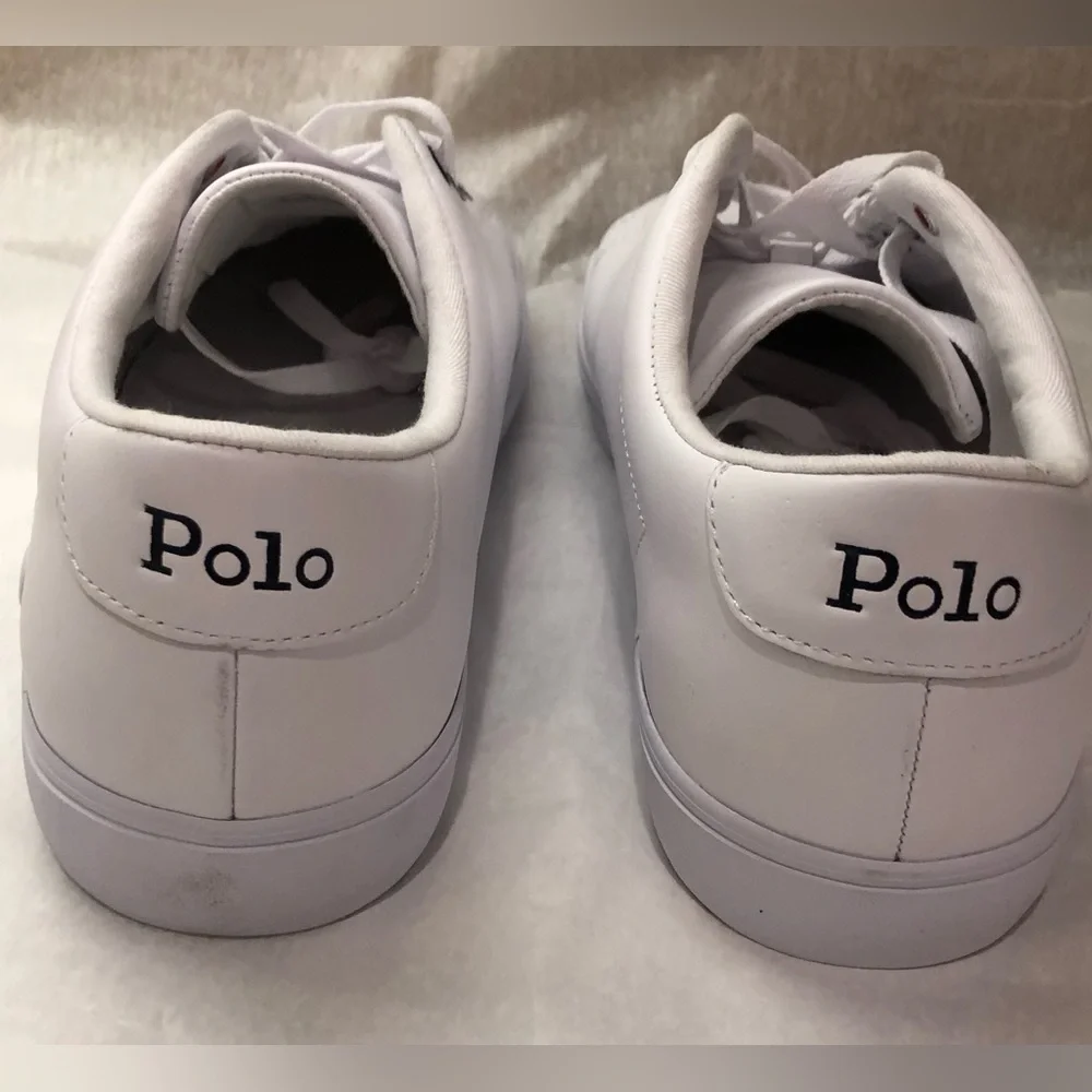 NWOB Polo Ralph Lauren Longwood Leather Sneaker Shoes